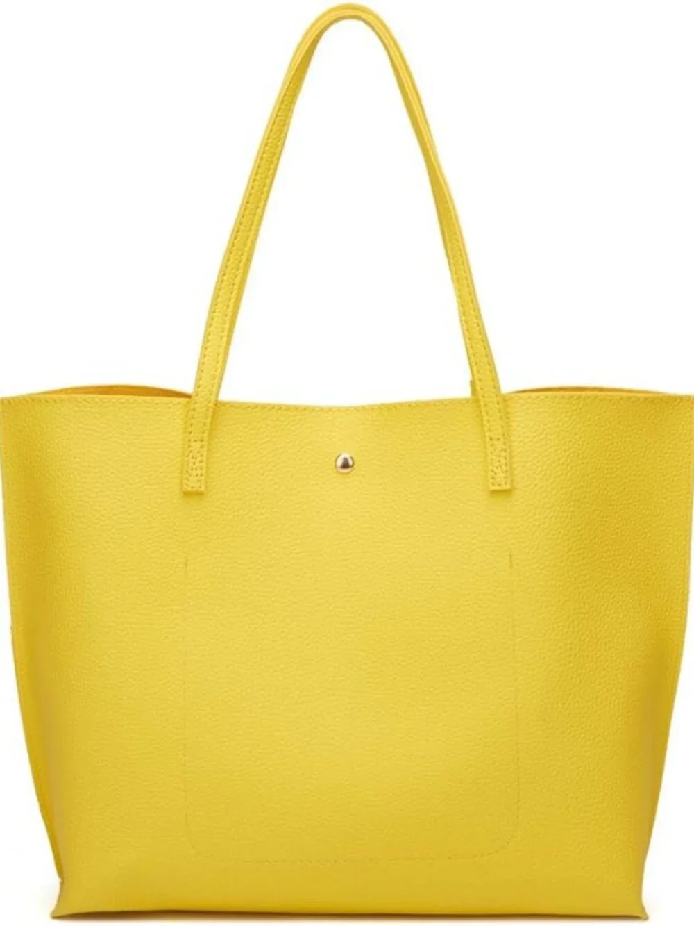 Soft Faux Leather Tote Shoulder Bag - Big Capacity, Stylish Tassel Handbag